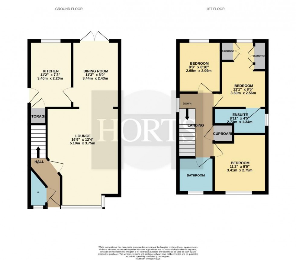 Floorplan for Copymoor Close, Wootton, Northampton