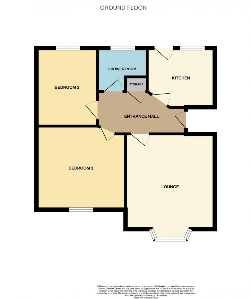 Floorplan for Mckinnell Crescent, Rugby