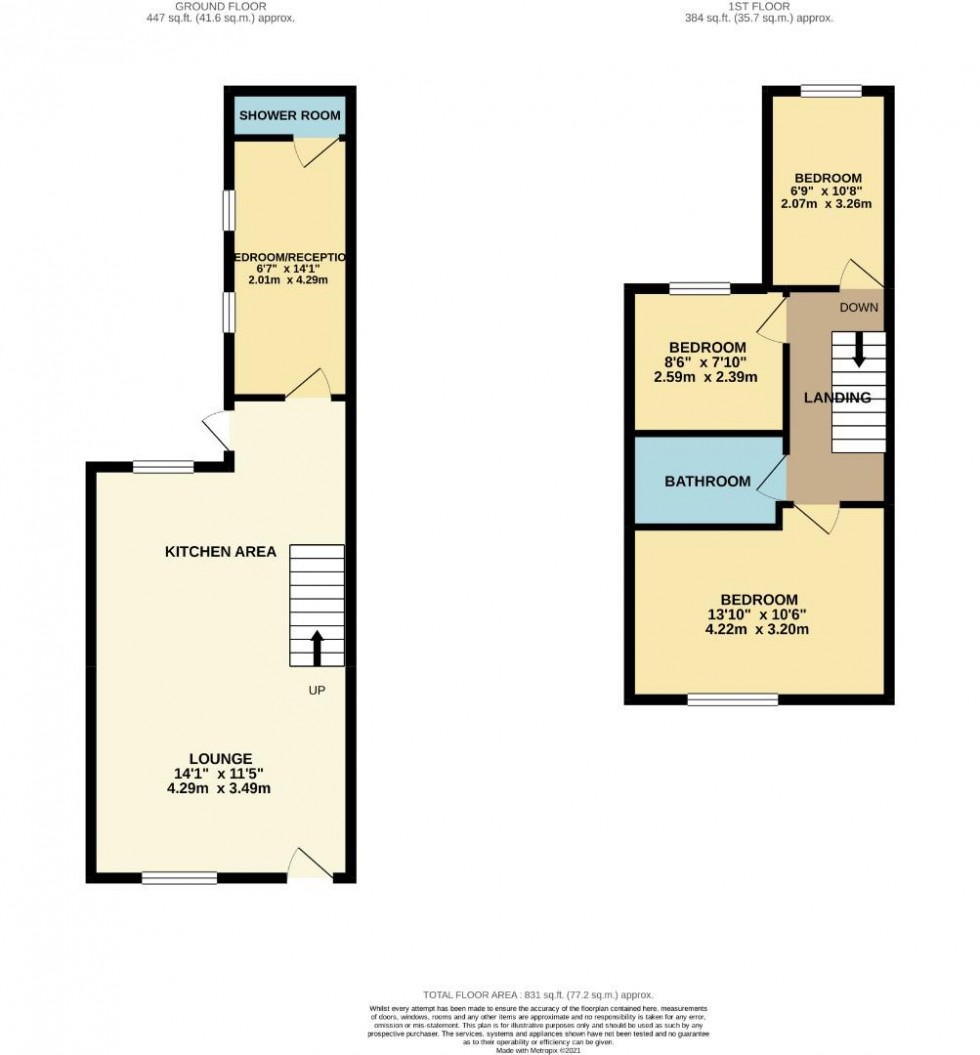 Floorplan for Cranstoun Street, Northampton