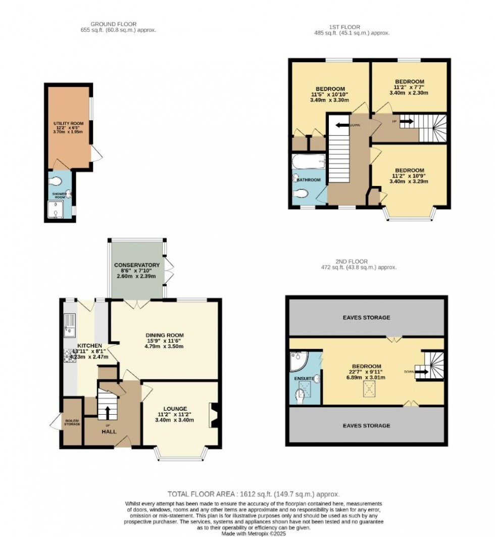 Floorplan for Bucknills Lane, Crick, Northampton