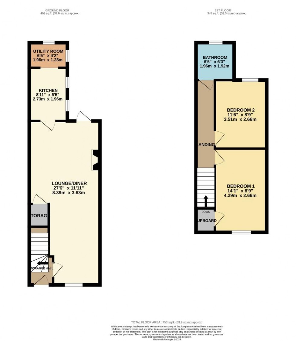 Floorplan for Windsor Street, Rugby