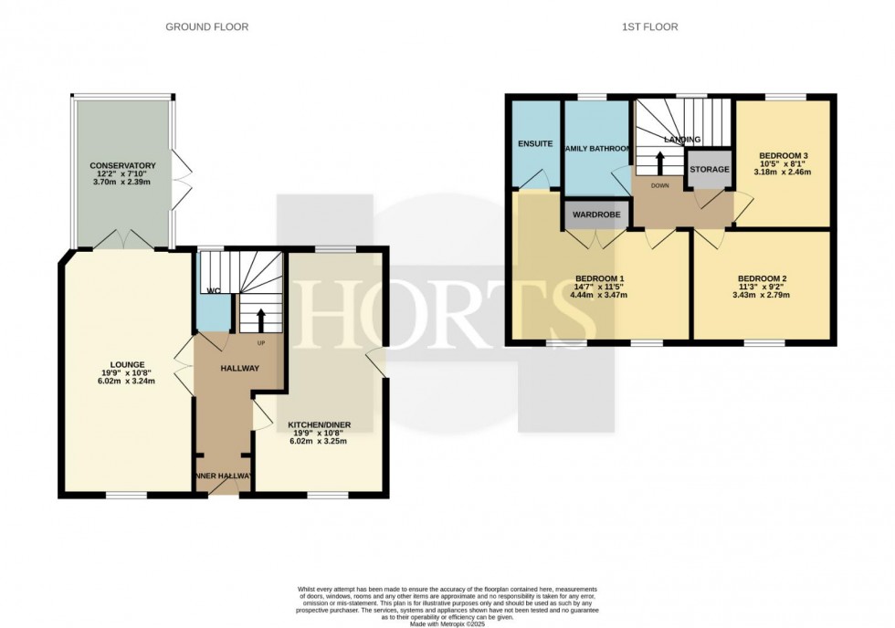 Floorplan for Main Street, Mawsley Village, Kettering